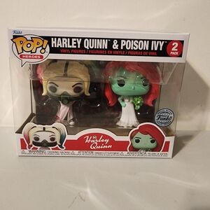Harley Quinn And Poison Ivy Wedding Funko 2 pack Special Edition